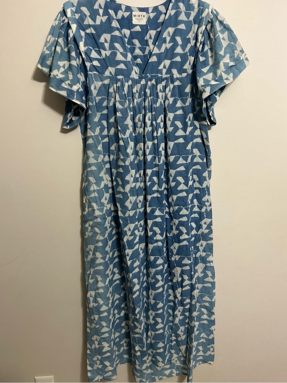 ⭐️Mirth Dress Size Medium Blue White Maxi⭐️